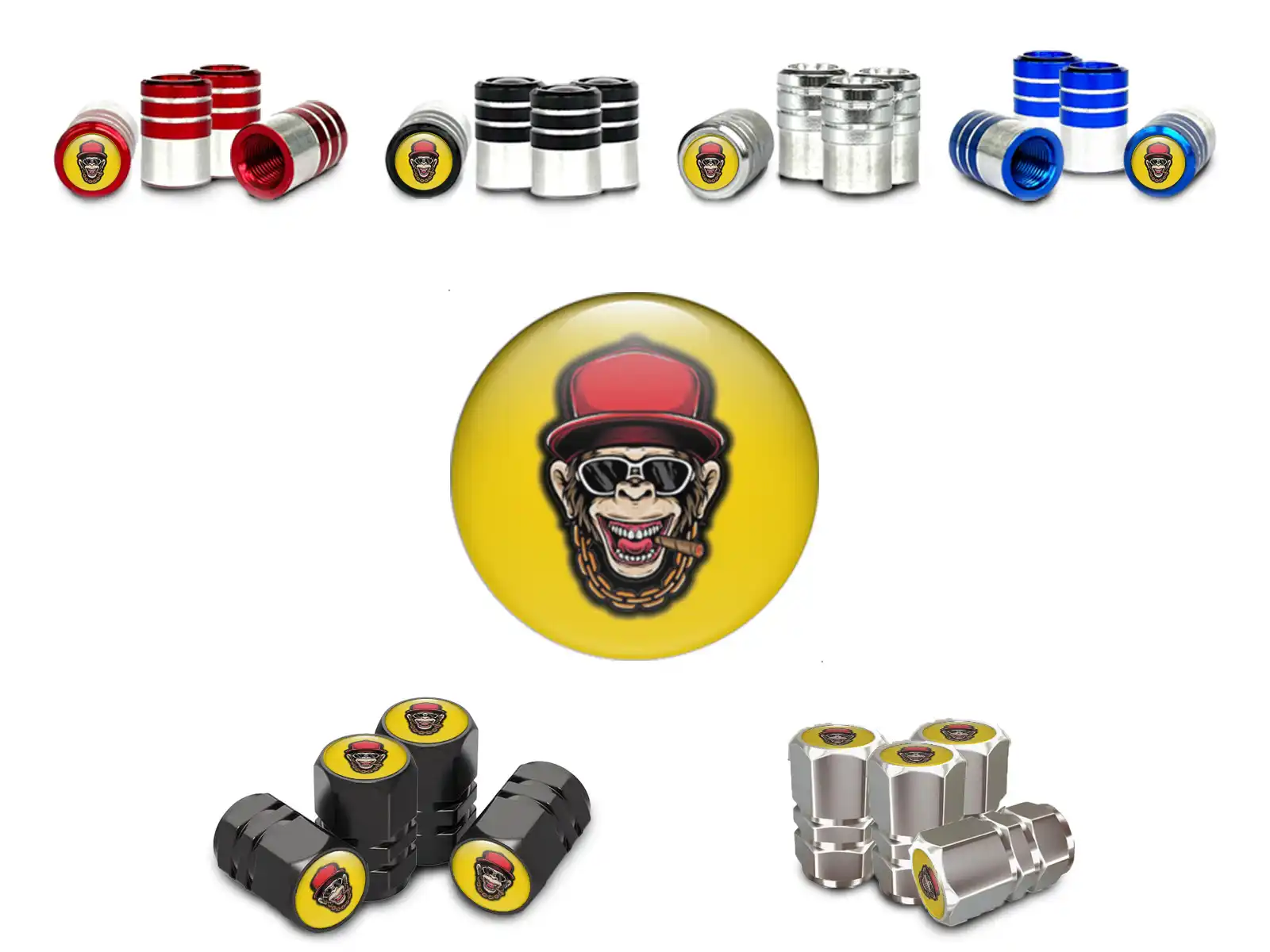 Valve Caps Cars Minimal Look Pro Max